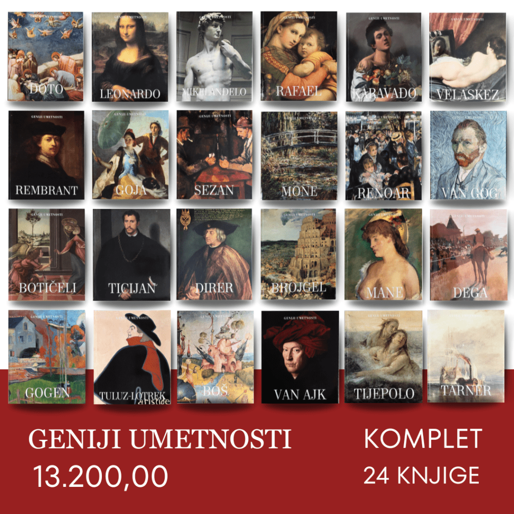 Geniji umetnosti komplet 24 knjige